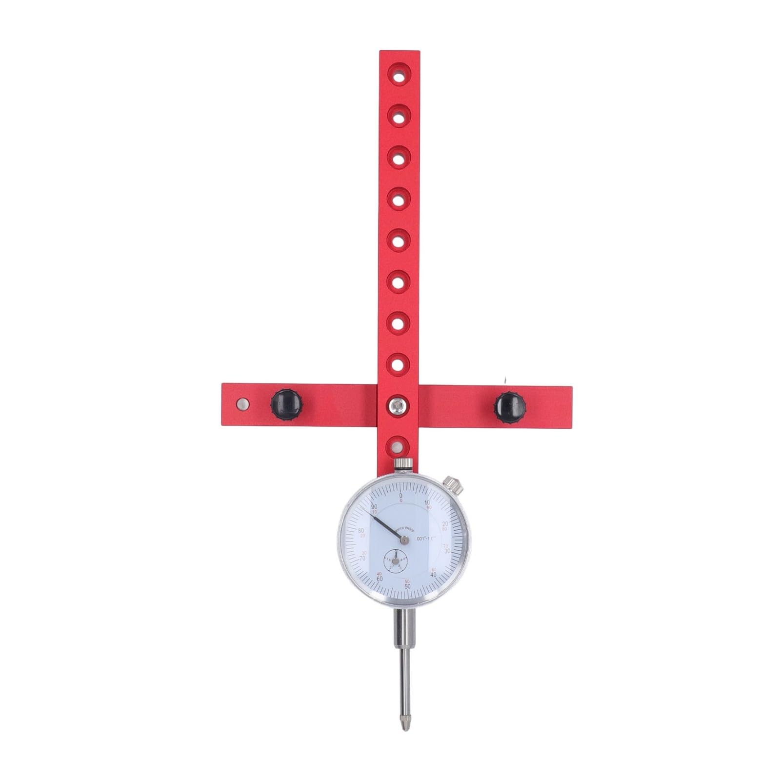 Measuring Tool Saw Gauge Table Saw Dial Indicator Wide Application 0.01in to 1in Strong Applicability for Woodworking High Resolution(Orange)