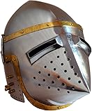 Medieval Pig Face Bassinet Helmet, Hound Skull Design, Battle Armor Replica By Royal Replica