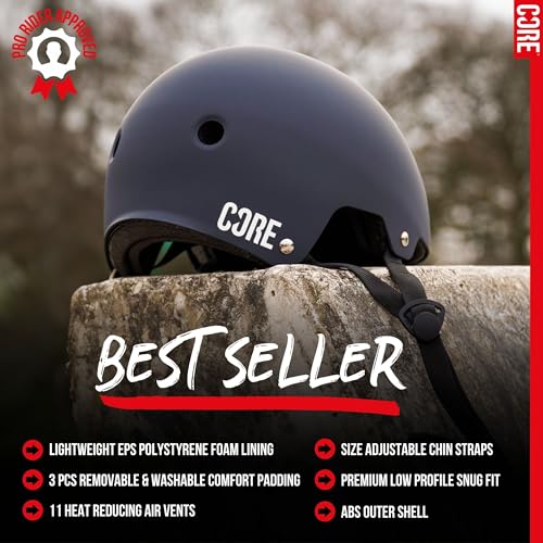 Casque de roller CORE violet S/M protection tête anti-choc - 2