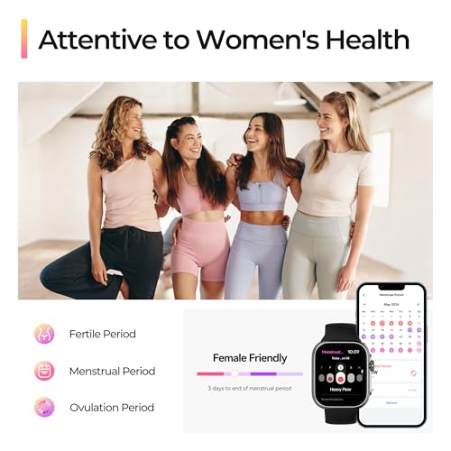 Anyloop ALW10-PRO Smart Watch [Gps, Alexa Built-In], 24/7 Heart Rate Monitor With Hrv, Spo2/Stress/Sleep Tracker, Calls & Messages, 3Atm Waterproof, 12-Day Battery, 100+ Sport Modes Fitness Smart Watches thumb #6