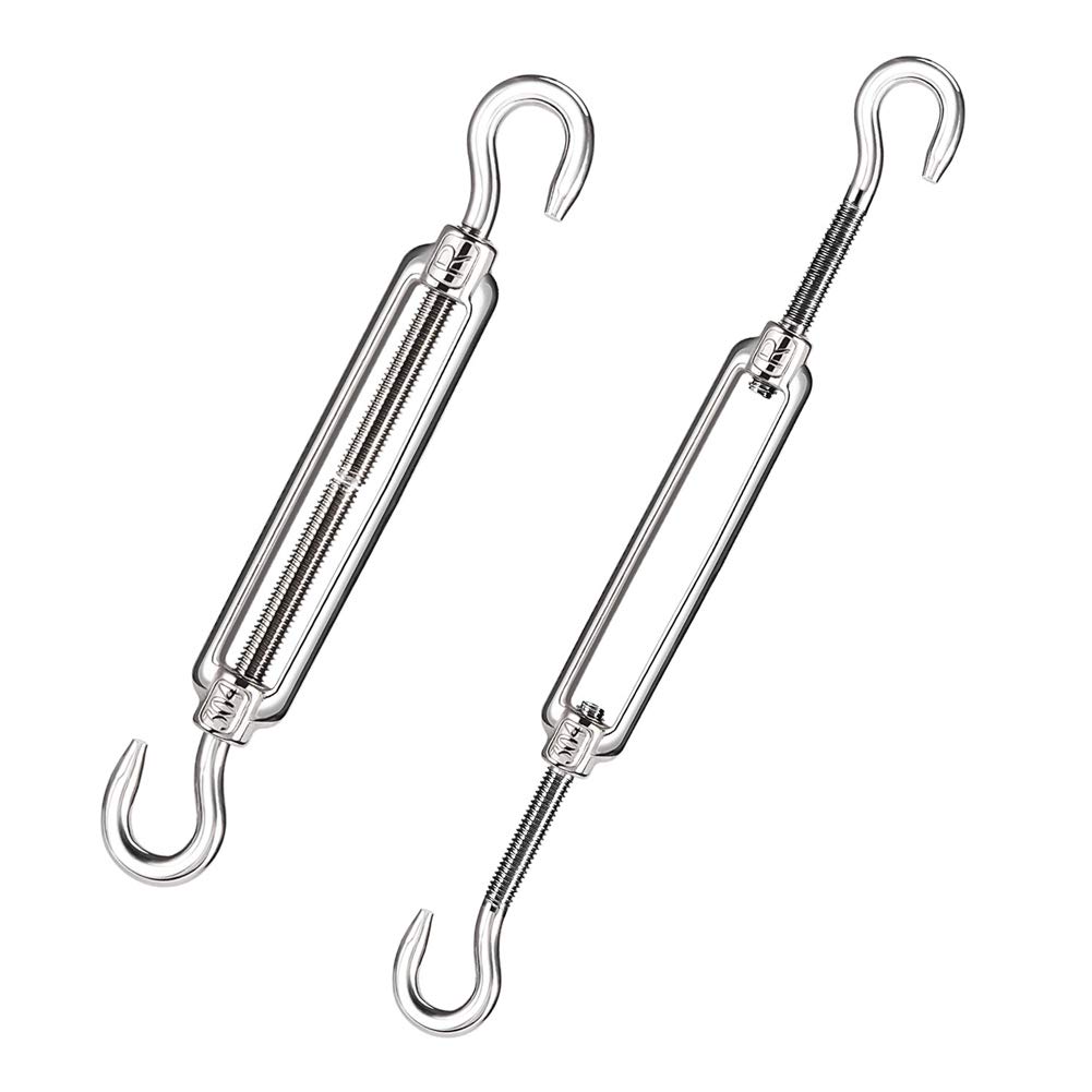 QUNINE Sonnensegel-Hardware-Set, Robustes Markisen-Befestigungsset, Sonnensegel-Befestigungszubehör aus Edelstahl für Dreieck, Rechteck und Quadrat (40 Stück), M8 (Größe: M8) (M5)