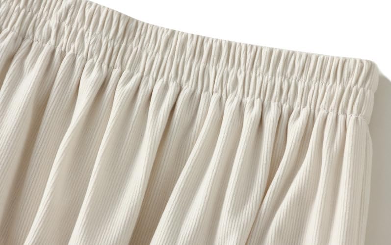 materasu Womens Maxi Skirt Elastic High Waist Swing Tiered A-line Flowy Pleated Boho Beach Vacation Long Skirts - Image 7