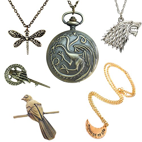 Game of Thrones. Paquete de Regalo. Reloj, Collares y Pulseras