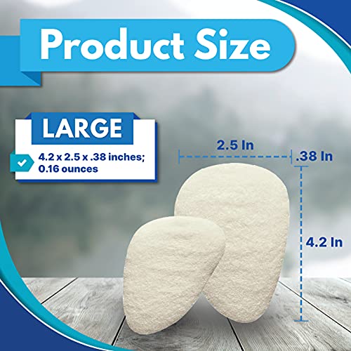 Hapad Metatarsal Pads Large 3/8",Metatarsal Pad For Metatarsalgia And Morton’s Neuroma- Metatarsalgia Foot Pads - Pack Of 6 Pairs #TOP1