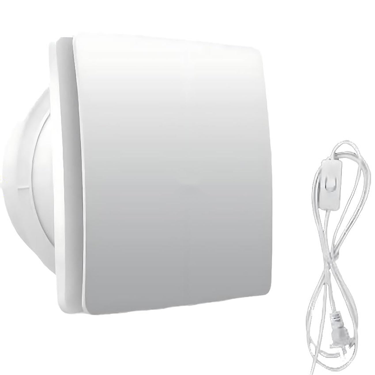 ICEMOB Ventola Aspirazione Bagno,Estrattore Aria con Valvola di Ritegno,Estrattore Aria Silenzioso 190 M³/Ora,per Cucina,Toilette,Servizi Igienici, Garage,A,6 Inches