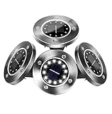 ✨【EINFACHE MONTAGE】: Solarbetriebenes Bodenlicht ohne Verkabelung,ideal für den Außenbereich.Drücken Sie einfach die hochbelastbaren, geformten Kunststoffpfähle in den Boden. Wenn der Boden zu hart ist, verdrehen oder hämmern Sie ihn nicht mit Gewalt. Versuchen Sie, den Boden mit Wasser zu erweichen und graben Sie mit dem freien Kunststoffdibber ein geeignetes Loch für den Spike aus