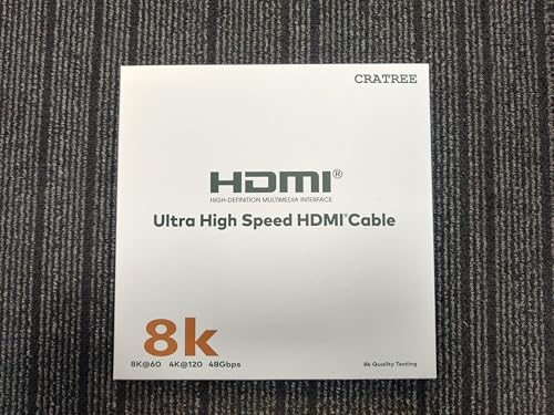 Cratree B09PMHVB9N Hdmi Cables 15Ft Long - 8K Ultra High Speed Hdmi Cable,48Gbps Hdmi Braided Cord,8K 60Hz,4K 120Hz,Earc,Hdcp 2.2&2.3 thumb #8