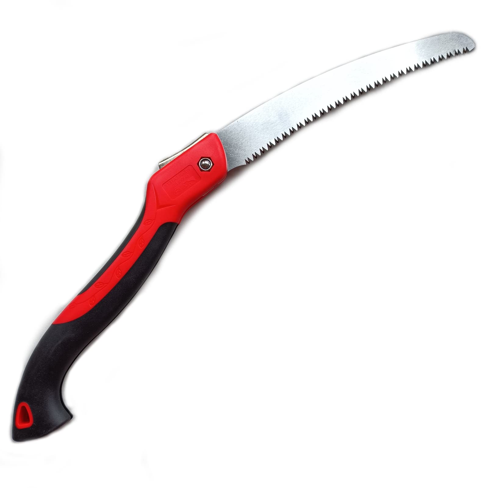10 Inch Heavy Duty Pruning Saw, Folding Hand Saw with SK5 Curved Blade, Triple-cut Razor Teeth Used for Trees Wood Cutting Camping Gardening Work, Hiking, Landscaping, Tree Trimming