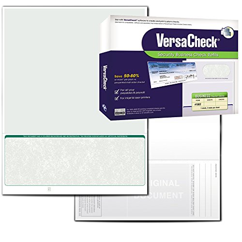 Business Voucher Versacheck anti-fraude avec papier sécurisé haute densité pour entreprise