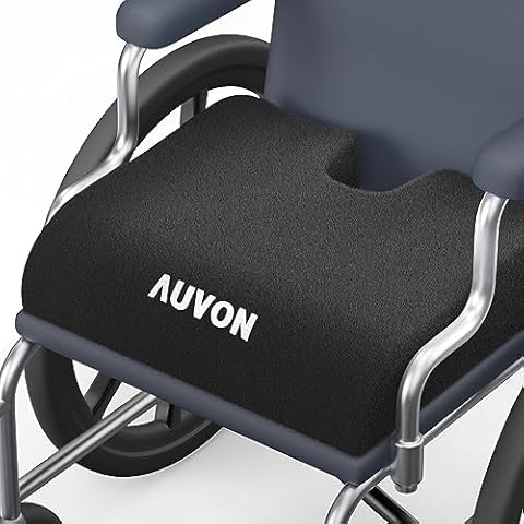 AUVON Memory Foam Wheelchair Seat Cushion Cover