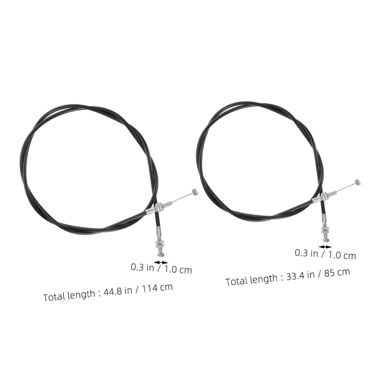 Cabilock 2pcs Salon Recliner Cable Pull Accessories Heavy Duty Replacement Parts for Barber Chairs Lengths Compatible with Various Salon Chairs User Friendly Installation