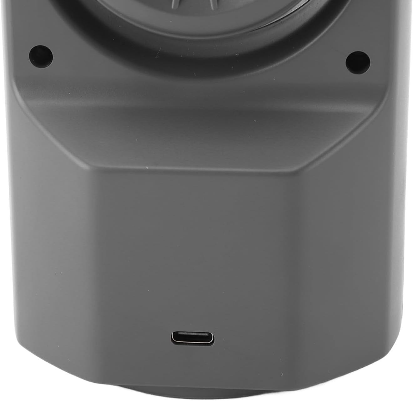 Desktop Tower Fan, Portable USB Rechargeable Stepless Adjustable Speed Low Noise Turbine Compressed Air Cooling, with Directional Wind Cover, for Office Living Room Bedroom (Dark Gray)