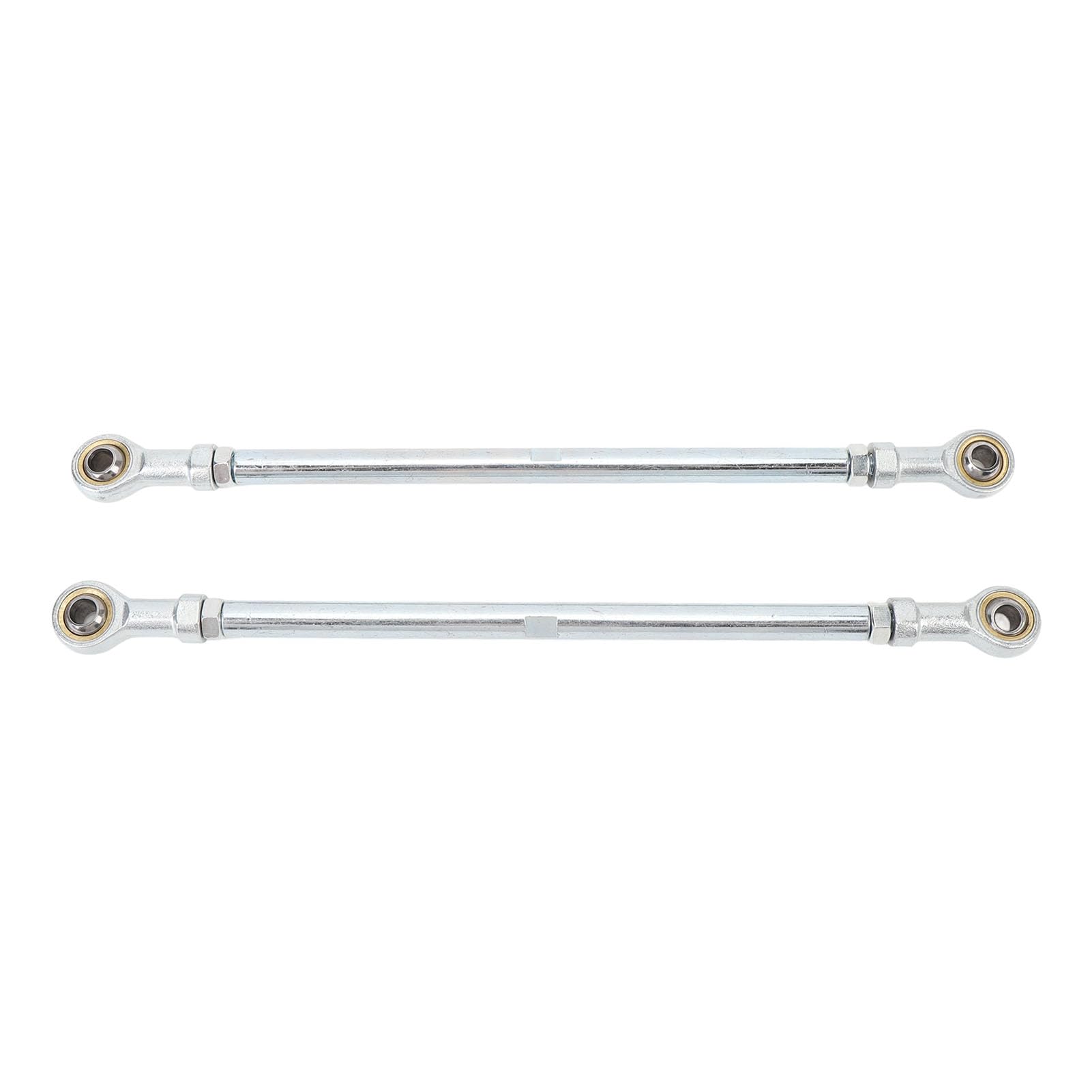 1 paire de biellettes de direction 295 mm 8 mm en alliage d'acier haute résistance longue durée pour kart, VTT, chariot de course