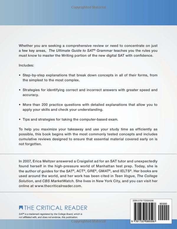 Image of The Ultimate Guide to SAT Grammar 6 /E