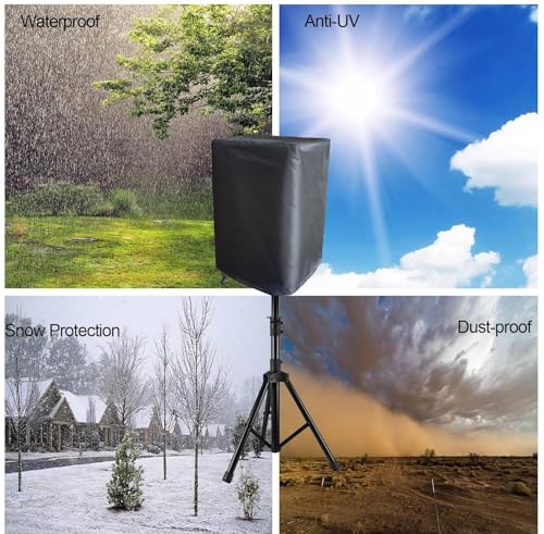 Image of ALASKA Speaker Dust Cover: Protect Your Speakers with Style and Durability. The Perfect Solution to Safeguard Your Audio Speakers Fits Most Speakers (Blueblack- Size 10 Inch)