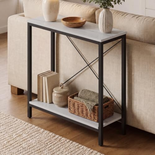 Image of Wakefit Marqis Metal Side Table-Simless White