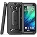 HTC One M8 Case, SUPCASE [Heavy Duty] HTC One M8 Case 2014 Release [Unicorn Beetle PRO Series] Full-body Rugged Hybrid Protective Case with Built-in Screen Protector (Black/Black), Dual Layer Design + Impact Resistant Bumper