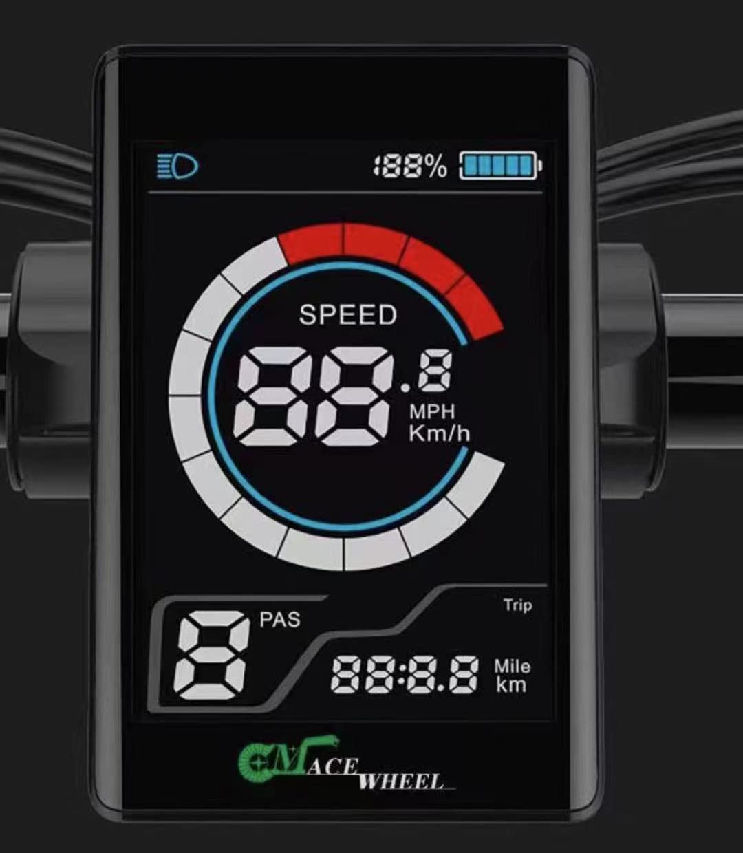 Display LCD Parti di biciclette S2 per bici elettrica