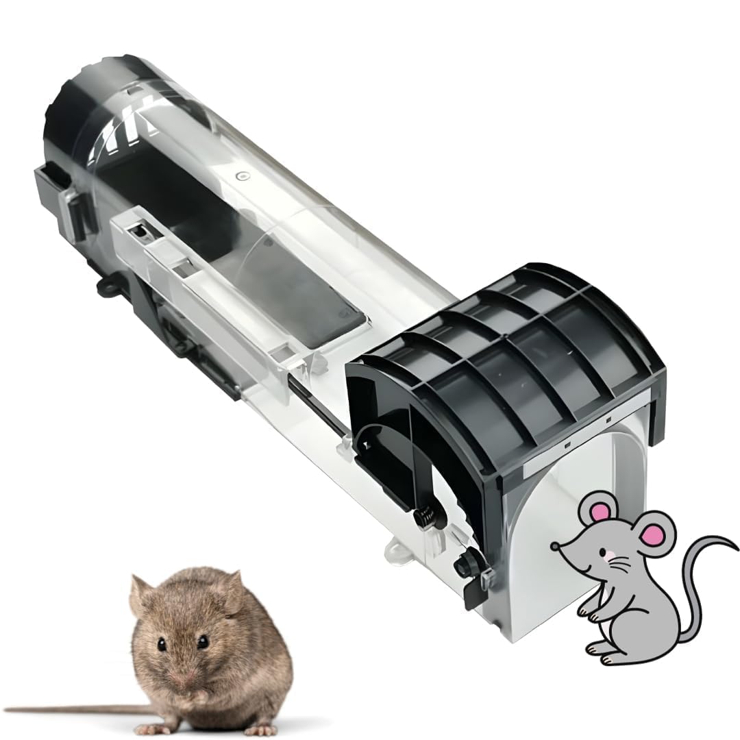 CLOSAL® Mouse Trap Abs Plastic Smart Mouse Live Traps Rat Trap Small Animal Live Cage || Mouse Mice Rat Rodent Mousetrap || Rat Trap Cage for House Garden Patio || Humane Mouse Trap Cage (B0CR94SQRH) Amazon Price History, Amazon Price Tracker