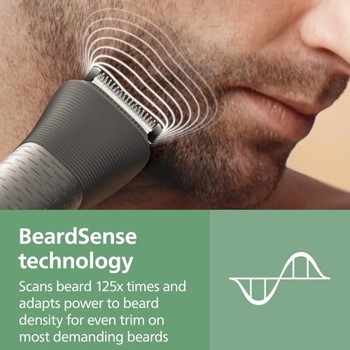Image of Philips Norelco All-in-One 9000 Series 28-Piece Trimmer - Electric Shaver and Clipper for Face, Beard, Head & Body, Self-sharpening Full Metal Blades, 27 Length Settings (0.5-20 mm), MG9585 /49