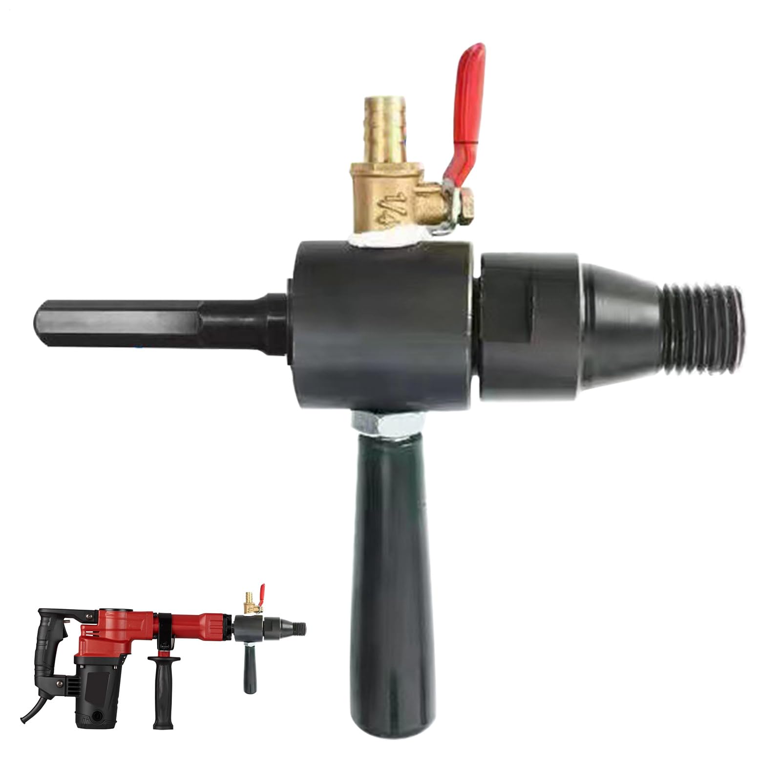 Wasserbohrer Spiralbohrwerkzeug für elektrische Bohrmaschine, Adapter für