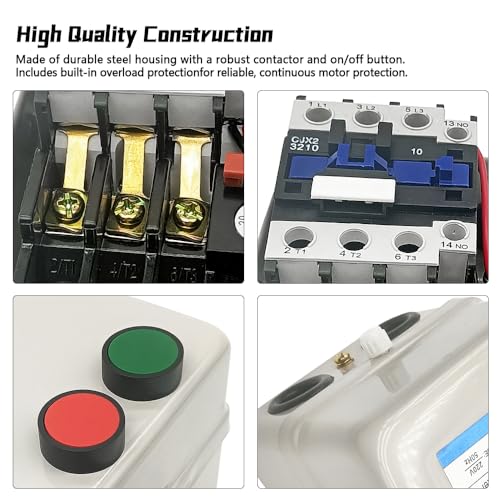 Arrancador Motor Magnético para Compresor de Aire, 220V 11KW/15HP miniatura 4