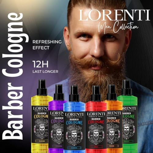 Lorenti Barber Aftershave Cologne 150ml | Men Aftershave Spray Long Last Iceberg (Blue) - Image 7