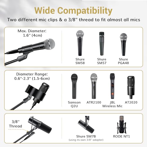 Tonor 23068 Microphone Stand With Tablet Holder thumb #2