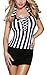 Produktbild r-dessous Mini Kleid Fussball Trikot T-Shirt Top Kostüm Deutschland WM Fanartikel Damen Motto Party Groesse: S/M