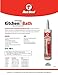 Red Devil 0405 Duraguard Kitchen & Bath Siliconized Acrylic Caulk, 5.5 oz. Squeeze Tube, White, 12 Pack, Made in USA