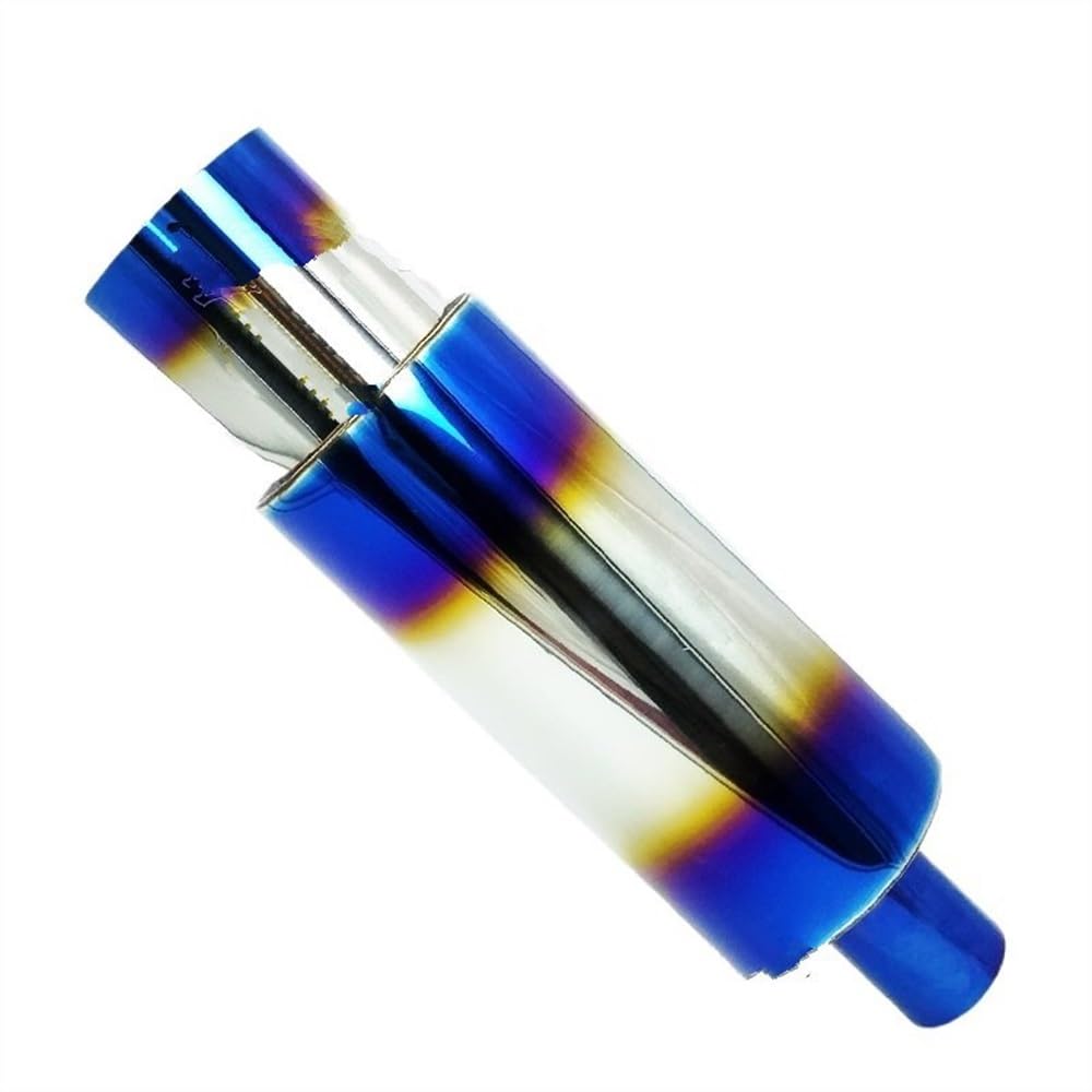 Amortiguador escape universal 89 mm de acero inoxidable para coche 6