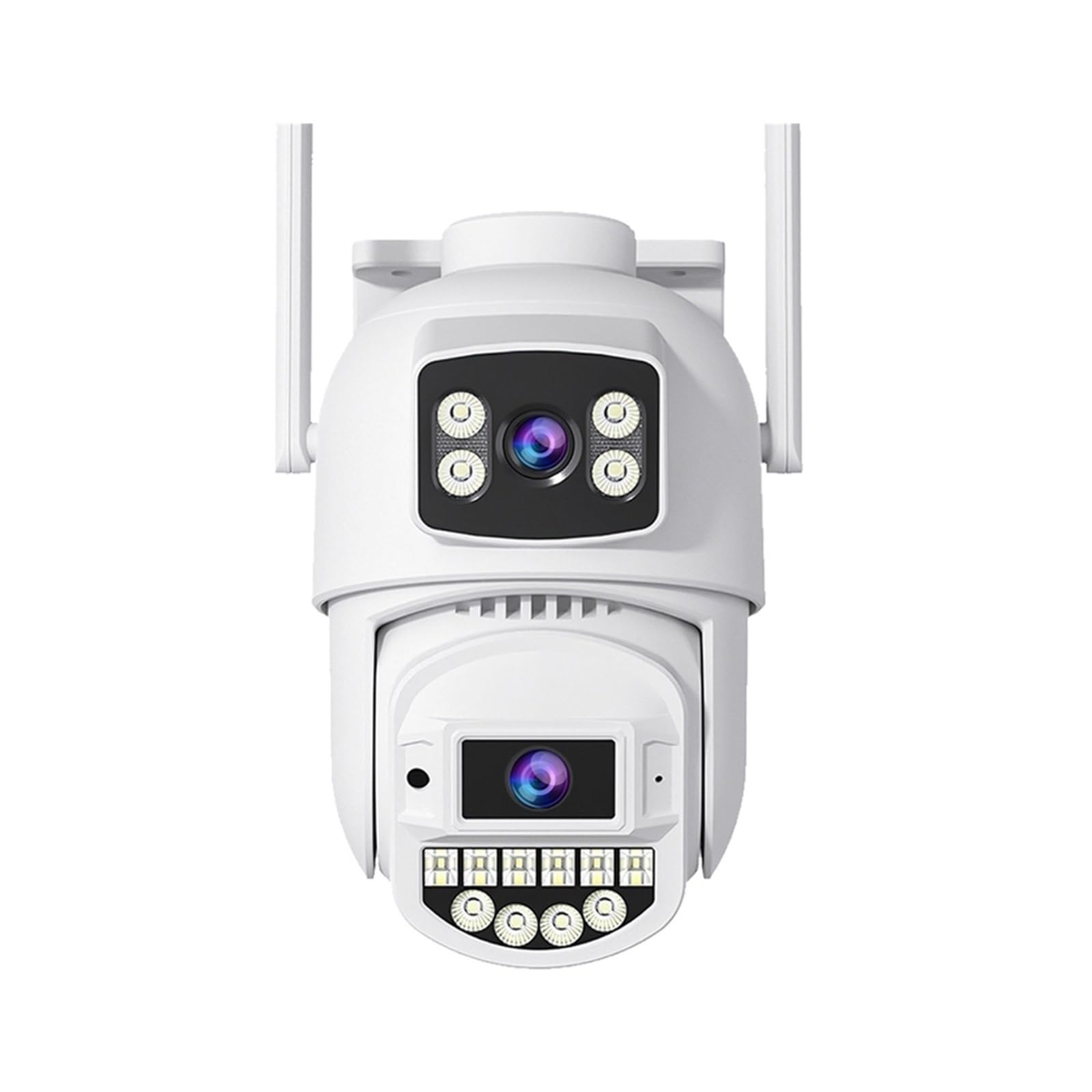 Kamery bezpieczeństwa, Kamera Monitorująca 15 MP 8K HD Wi-Fi Na Zewnątrz, Trzy Obiektywy, Ekrany, IP Z Detekcją Ruchu, 5G(8MP NO SD Card)