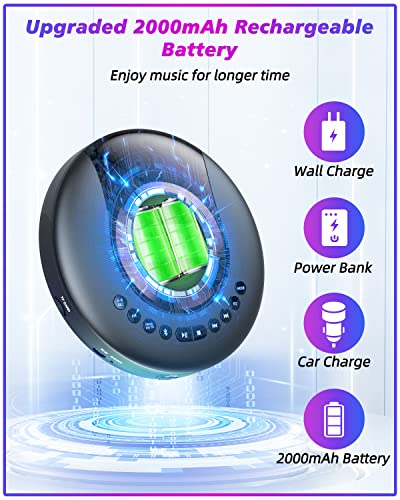 Arafuna CD521B Cd Player Portable Arafuna, Portable Cd Player Bluetooth thumb #3