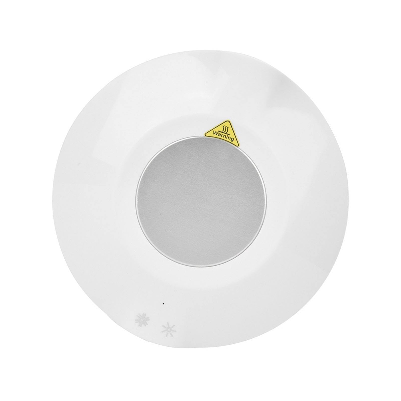 Calefacción y Refrescante Subsiciedad, Subbicadores USB, Tapete de Taza USB, Negro Negro para café, Subbicadores de Calefacción y Doble Uso para café Tibio (White)