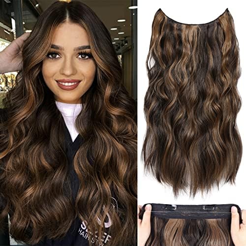 Invisible Wire Hair Extensions with Adjustable Transparent Wire, Secret