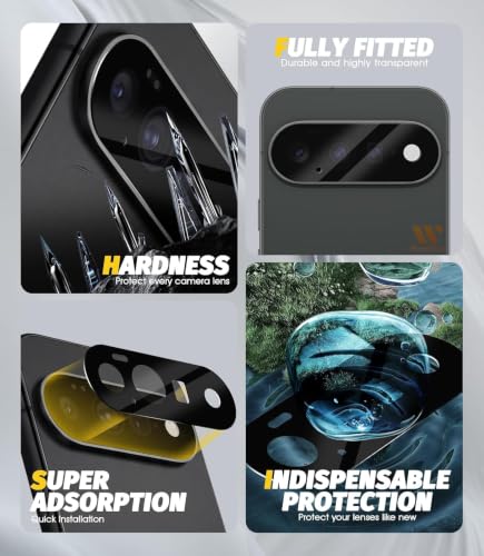 Image of Pack 1- Back Camera Glass Protector Google Pixel 11 5G [3D Premium] 9H Tempered Glass | Camera Glass Protector | Installation Kit