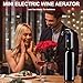 Cosyall Electric Wine Aerator, One-Touch Automatic Wine Decanter for Red & White Wine, Wine Dispenser, Wine Pourer, Wine Gifts for Wine Lovers (Black)