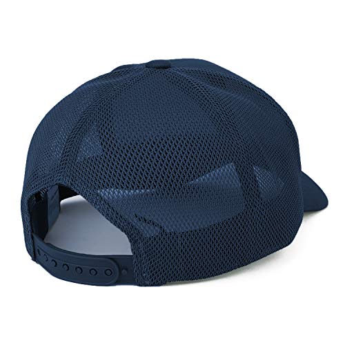 Image of Trendy Apparel Shop Oversize XXL Structured Trucker Mesh Baseball Cap