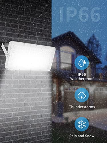 Faretto LED Esterno 100W - 10000 Lumen, Bianco Freddo 6500K, IP67 Impermeabile, Per Giardino E Garage - Foto 2