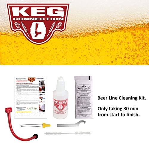 Kegconnection Kegerator Beer Line Cleaning Kit Easy and Safe to Use