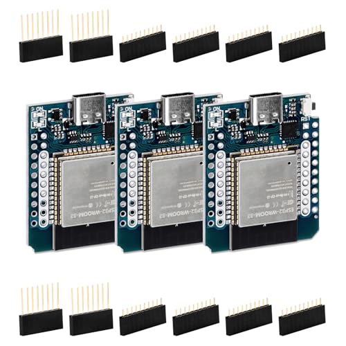 3 Stück für ESP32 Mini USB C für ESP32 NodeMCU WiFi Bluthooth Modul Entwicklungsboard CH9102F...