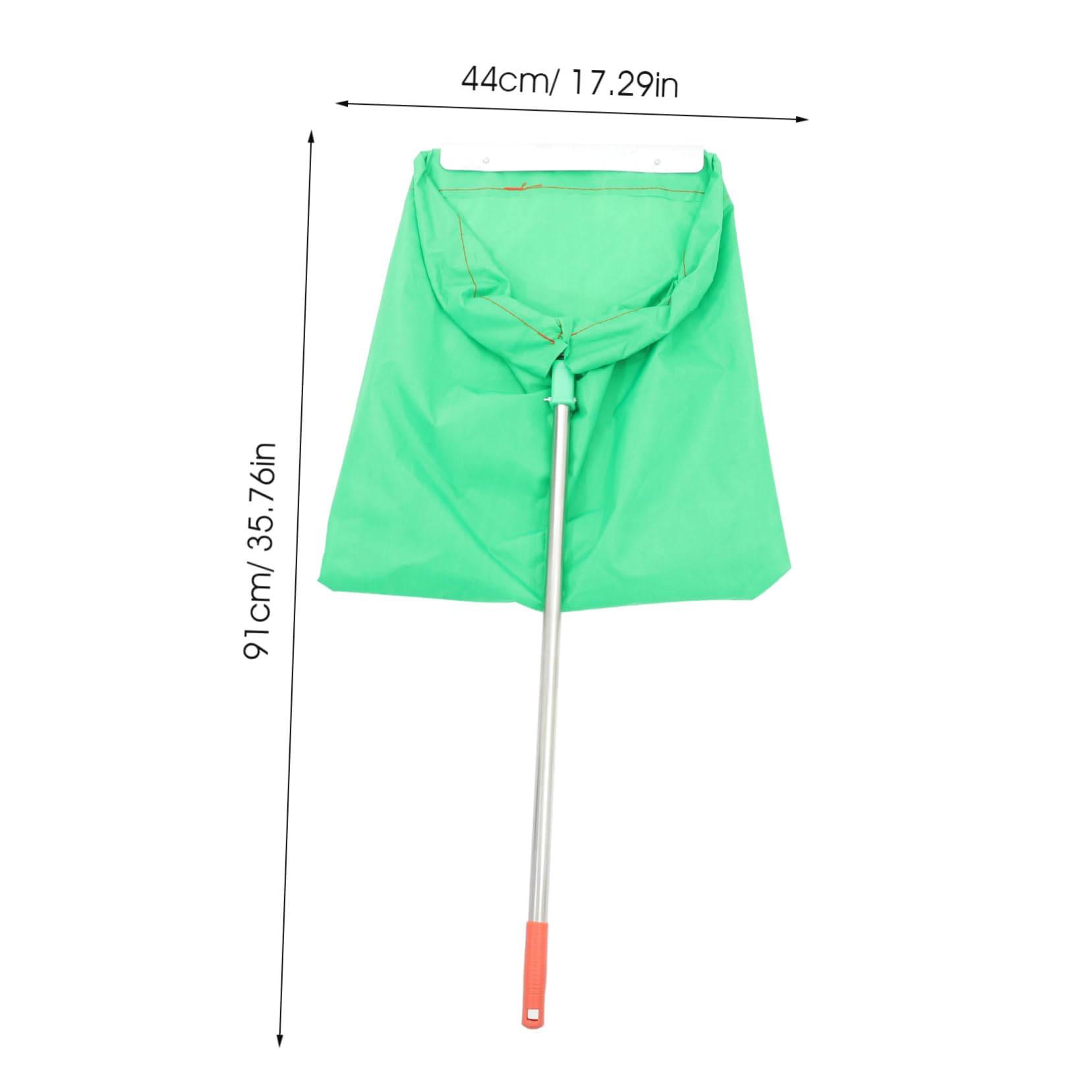 Ipetboom Portable Trash Dustpan Outdoor Trash Bag Long Handle Sweeping Garbage Bag