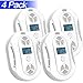 Produktbild NaDrn Schädlingsbekämpfer Mückenschutz Steckdose,Ultraschall Elektronische Insektenschutzmittel, Innenräumen Pest Control Repeller für Kakerlaken,Mäuse,Fliegen,Mücken,Spinnen,4pack