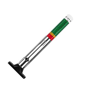 Tread Depth Measuring Tool - Digital Gauge, Tire Scale Checker | Small Tire Depth Indicator, Repair Shop Tools, Vehicle Maintenance Device for Automotive, Caravan, Garage, Truck, Mechanic