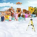 Jet Foam Machine for Party, Party Foam Machine with Telescopic Support, Foam Cannon for Garden, Pool, Indoor, Birthdays, Celebrations, and Backyard Events