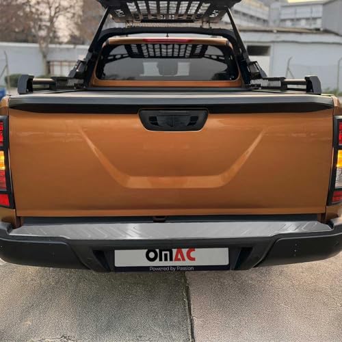 Seuil de coffre Nissan Navara D23 en inox brossé haut de gamme par OMAC