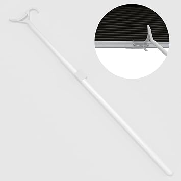 Myshade Telescopic Push Pull Adjustable Draw Rod for Cordless Window Shades Cellular Shades Roller Shades Zebra Blinds 16.5"-29.5"