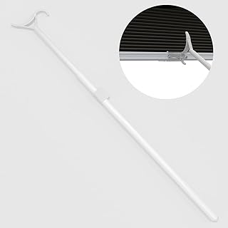 Myshade Telescopic Push Pull Adjustable Draw Rod for Cordless Window Shades Cellular Shades Roller Shades Zebra Blinds 16.5"-29.5"