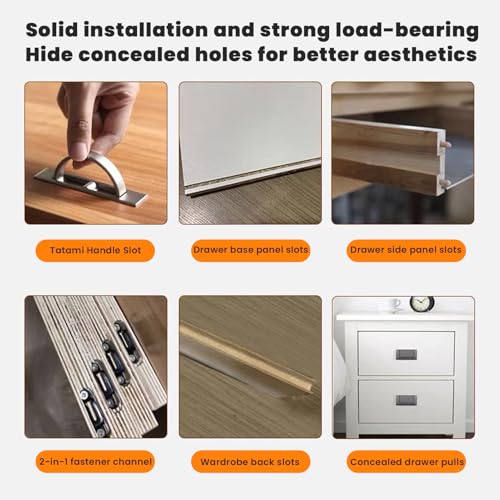 Wood Trimmer Router Base - Wear Resistant, Long Service Life, Compact Design for Cabinets Closet, Furniture - Image 3