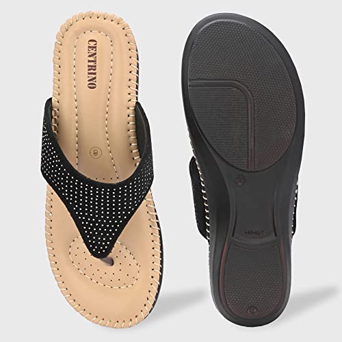 Image of Centrino Women Thong Sandals & Comfortable Ortho Care Sandal For Ladies | Fashion Wear Sandal & Chappal | Soft Cushioned for More comfort (2855)